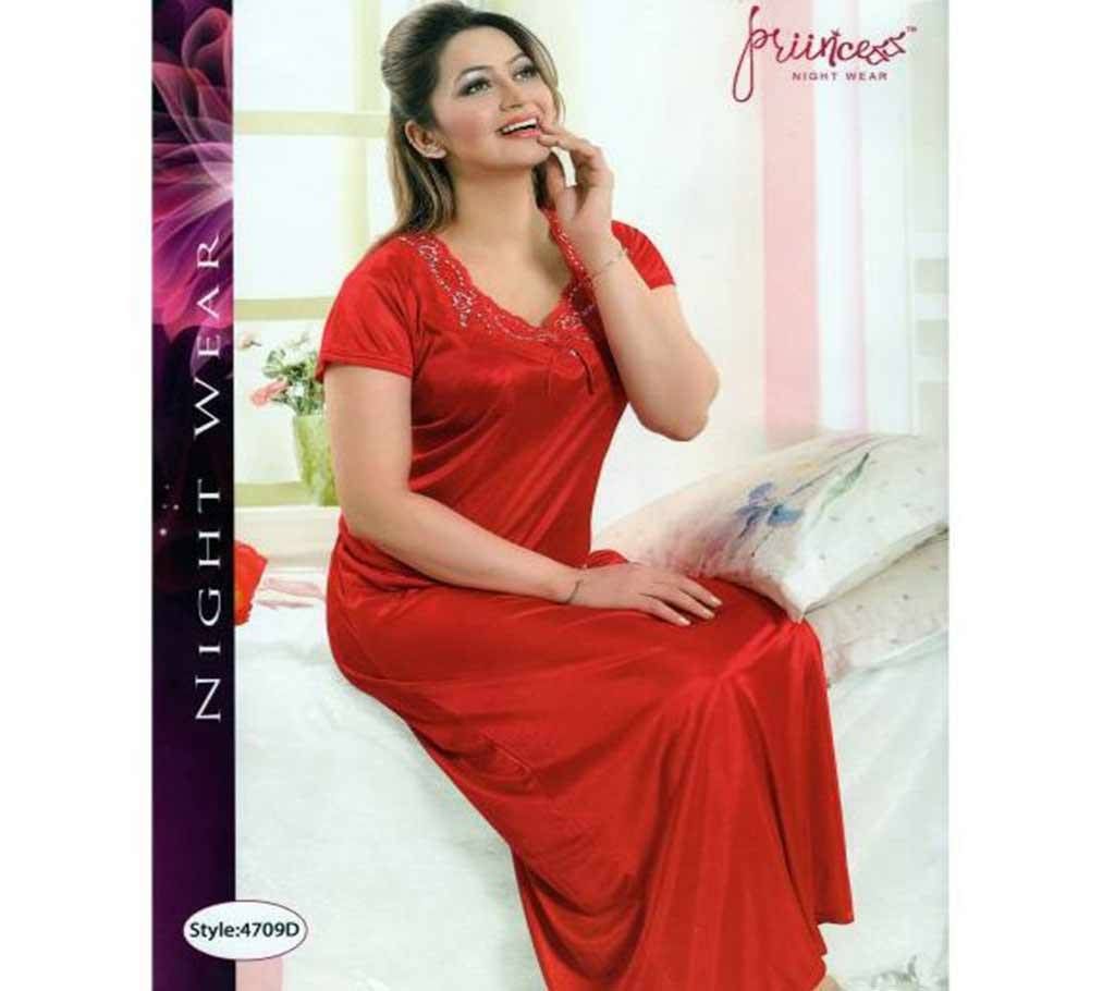Fashionable One Part Night Dress-4709 D