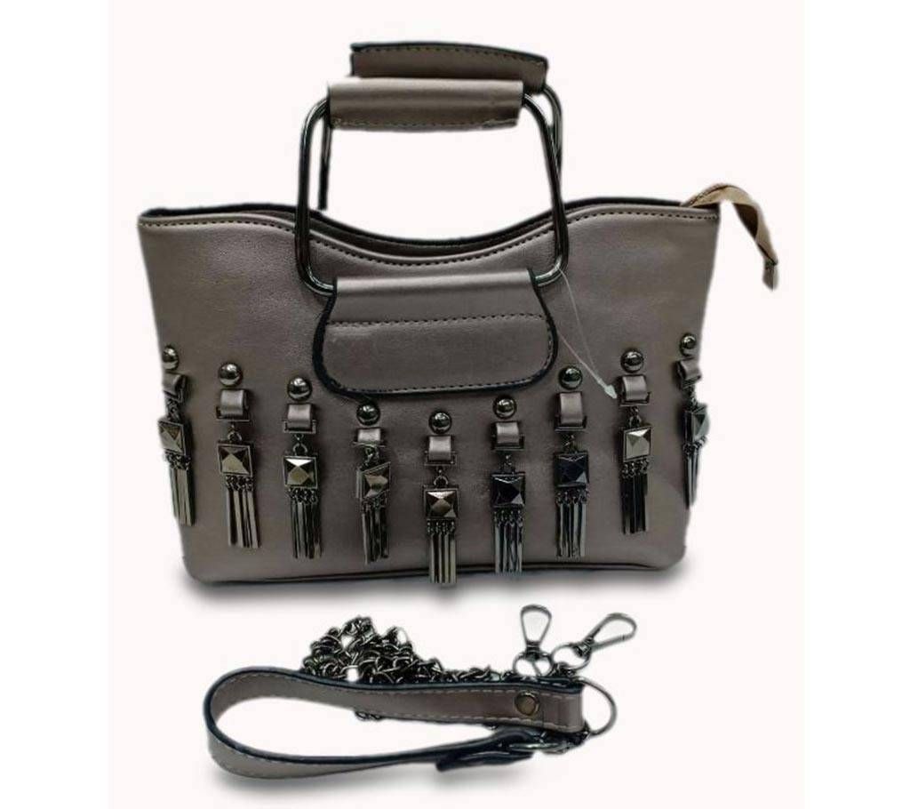 Latest fashion women dacorative pattern leather designer handbag