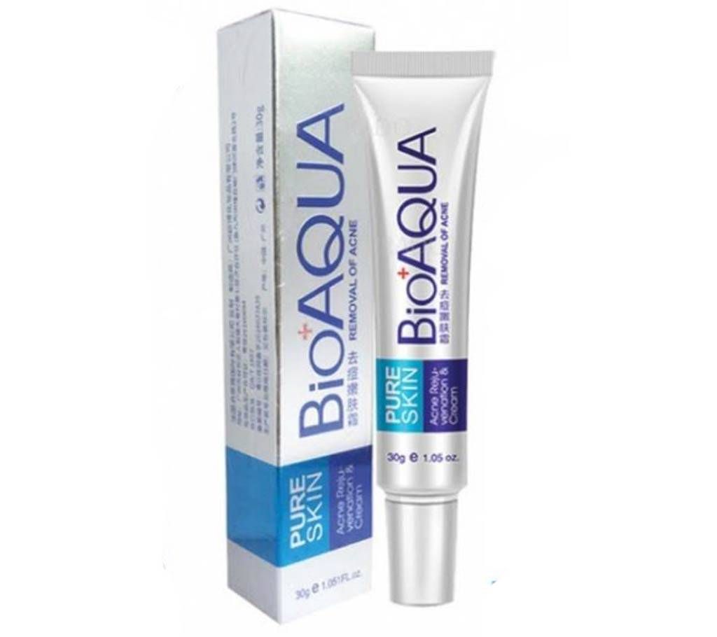 Original BIOAQUA PURE SKIN - Acne Treatment Serum Face Care, Removal Of Acne Scar & Acne Spots (30ml)  China 