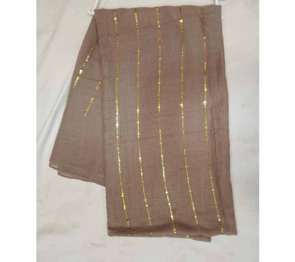 cotton imported hijab  with sequence