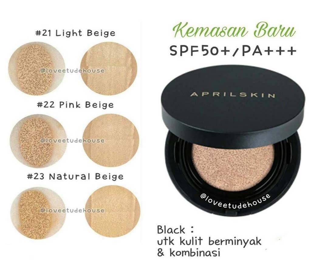 April skin balck magic snow cushion-15gm-Korea 