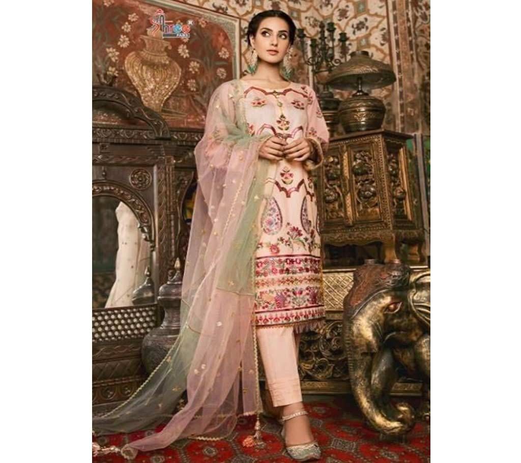 Unstitched Qalamkar Lawn Collection By Shree Fabs - 8023 - ASI