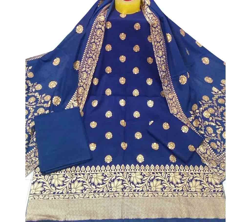Deshi Unstitced Screen Print 3Pcs - D19 - MHG