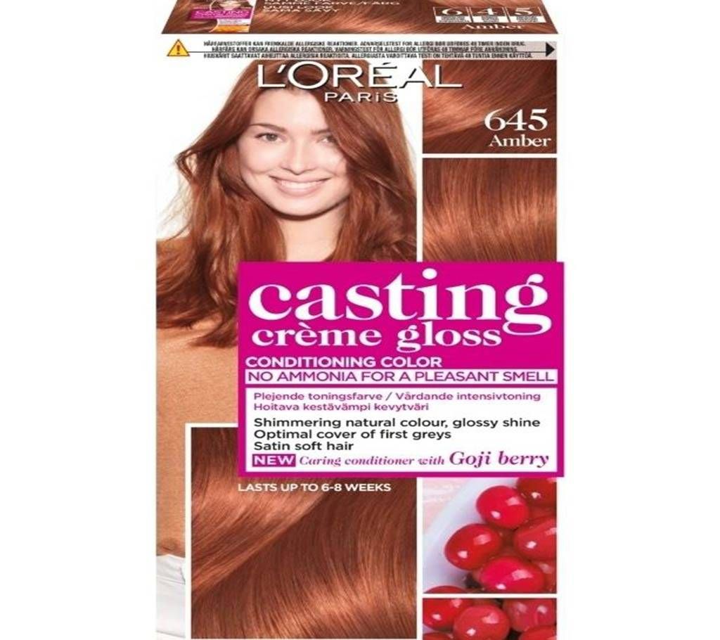 LOreal Casting Creme Gloss Conditioning Colour  645 Amber-Belgium 