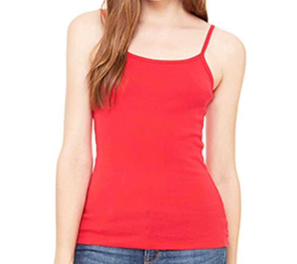 Red Tank Top For Ladies