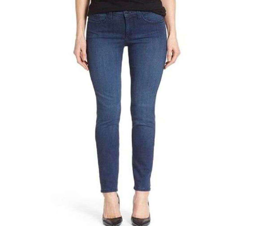 Blue Denim Pant For Women