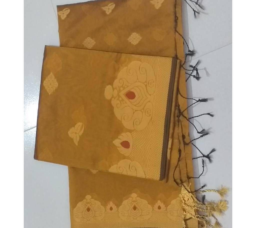 Unstitched Katan Silk Salwar Kameez For women-2pcs  