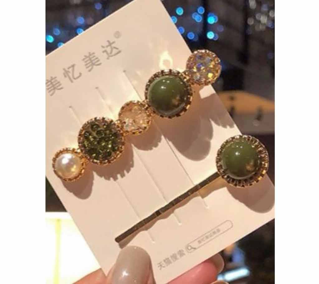 2Pcs Cute Retro Sweet Imitation Hair Clips