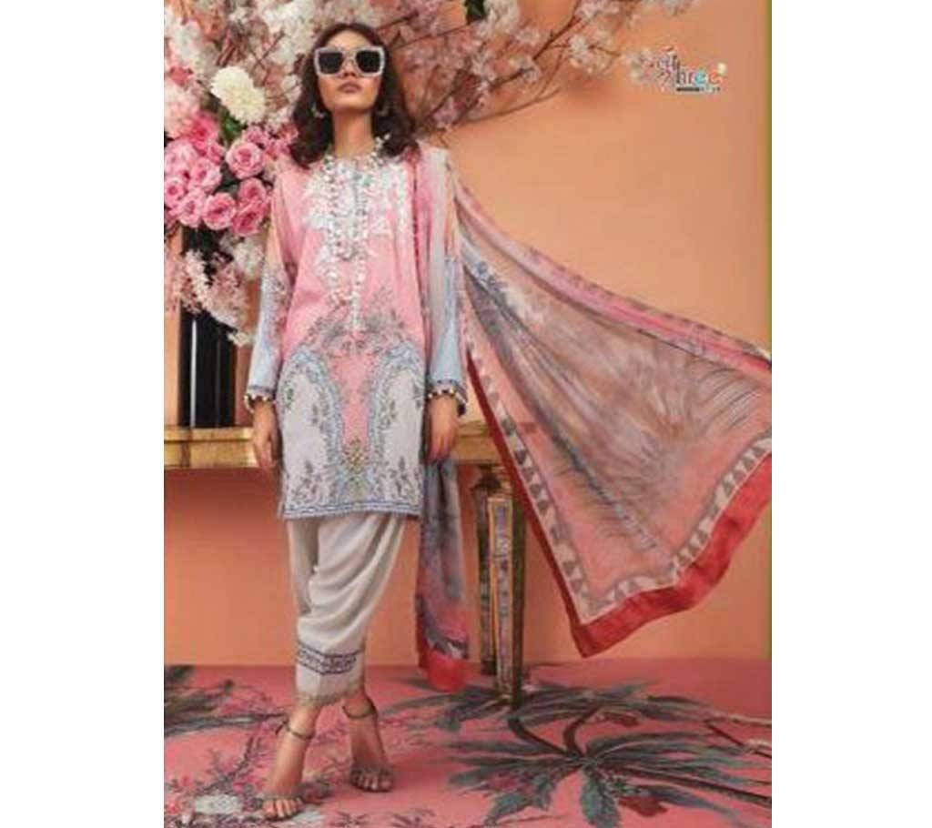 Sana Safinaz Muzlin Collection Unstitched Cotton 3Pcs- 6537