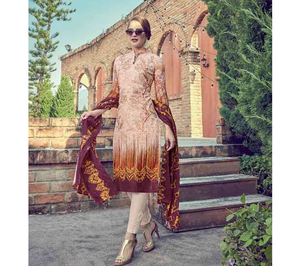 Cosmos Collection Unstitched Lawn Cotton 3Pcs-3004
