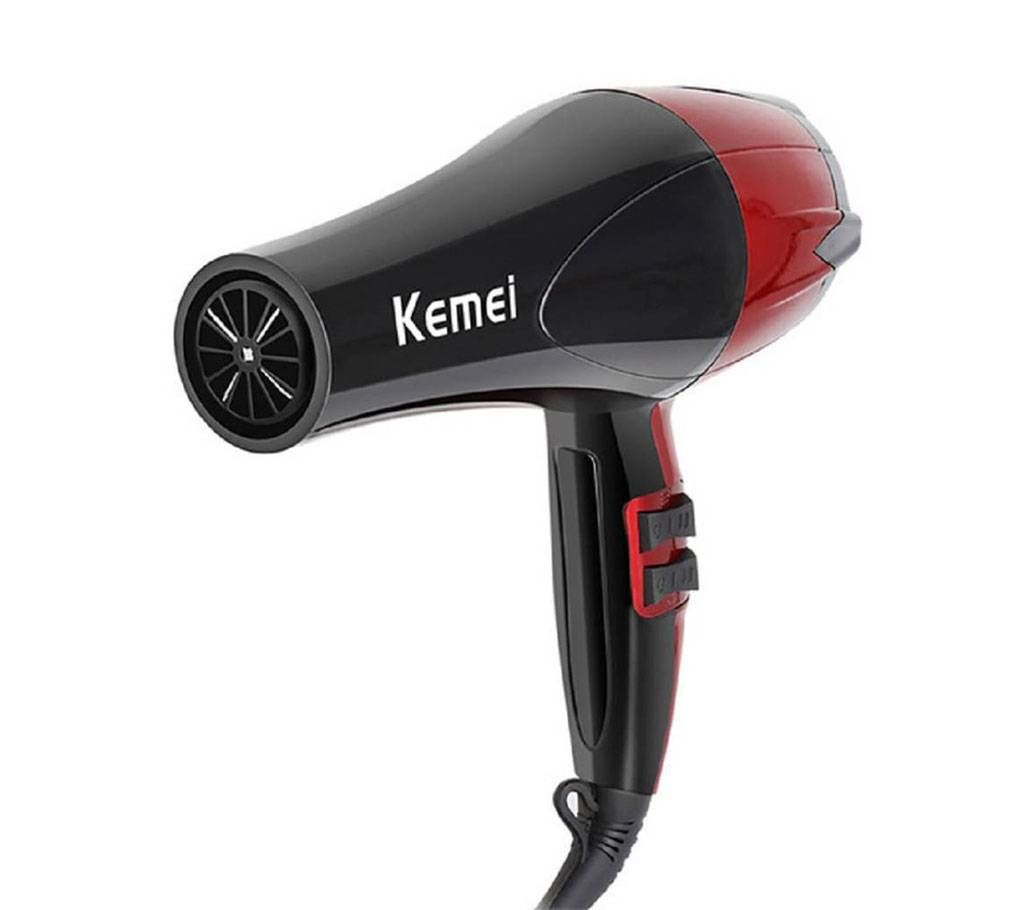 Kemei KM-8893 Professional Black and Red Hair Drye