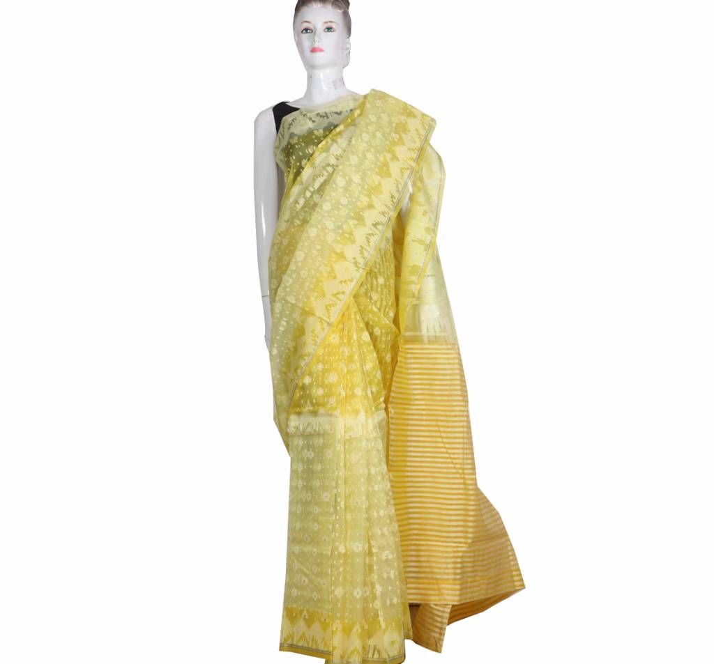 muslin jamdani sharee