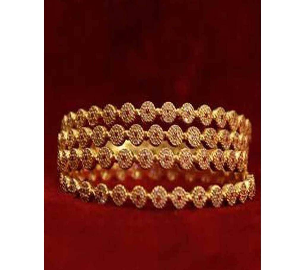 Diamond cut bangles 4 pcs