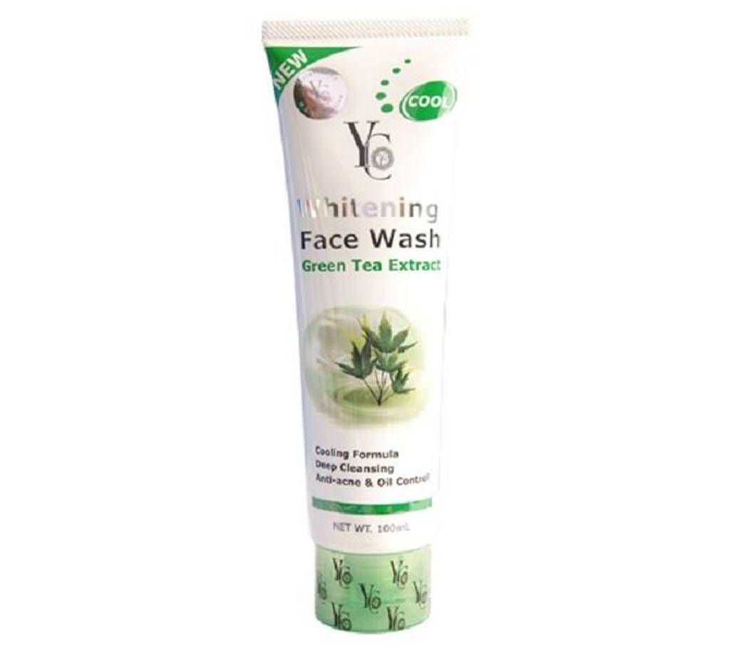 YC Whitening Face Wash Green Tea - 100g