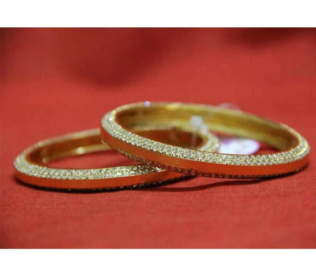 diamond cut bangle