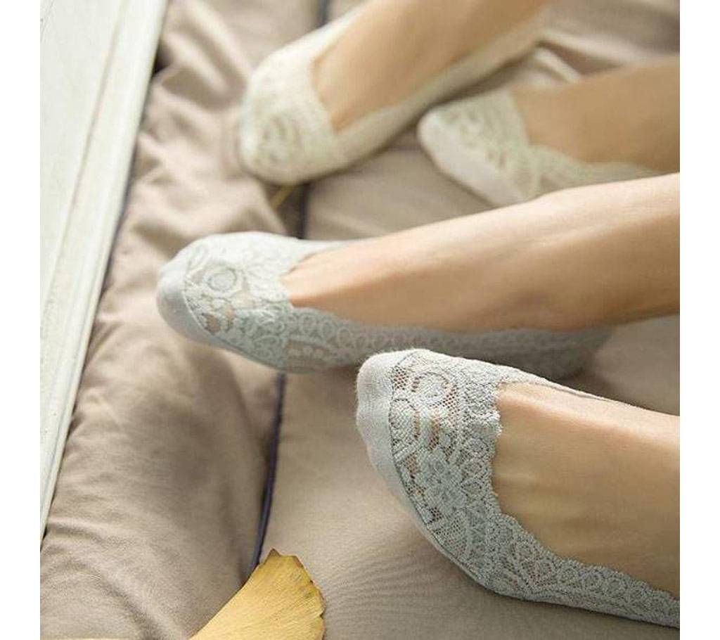 women lace boat socks