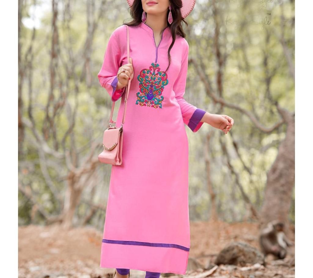 unstitched Embroidary jorjet threepic dress ( copy )