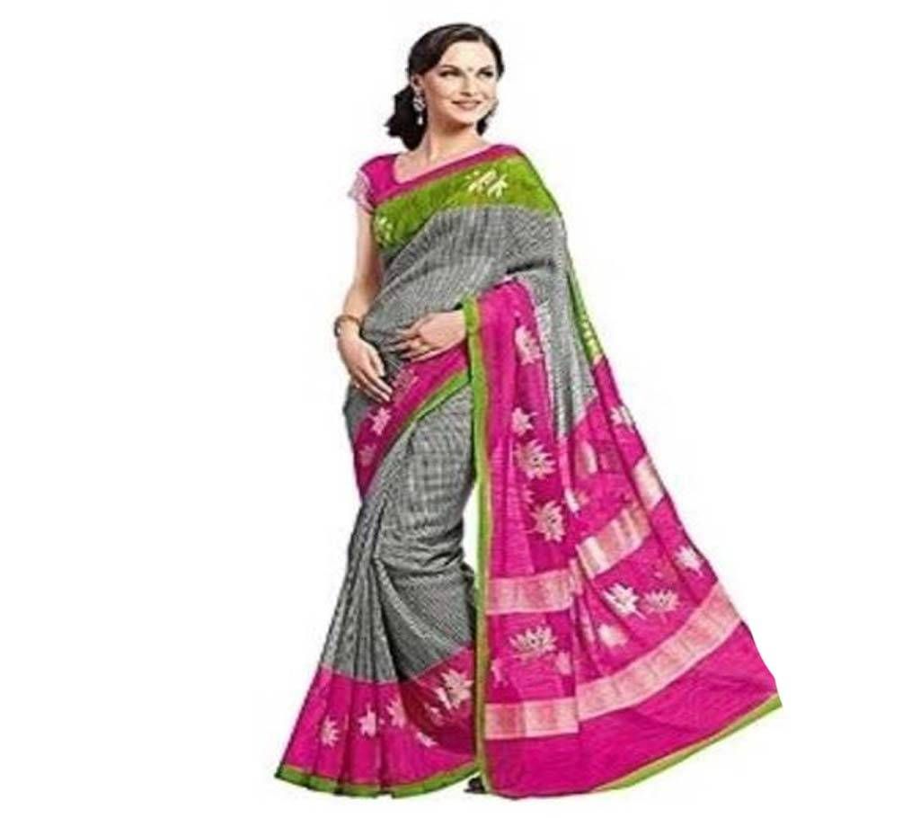 Multi-Color Georgette Saree For Blouse Piece
