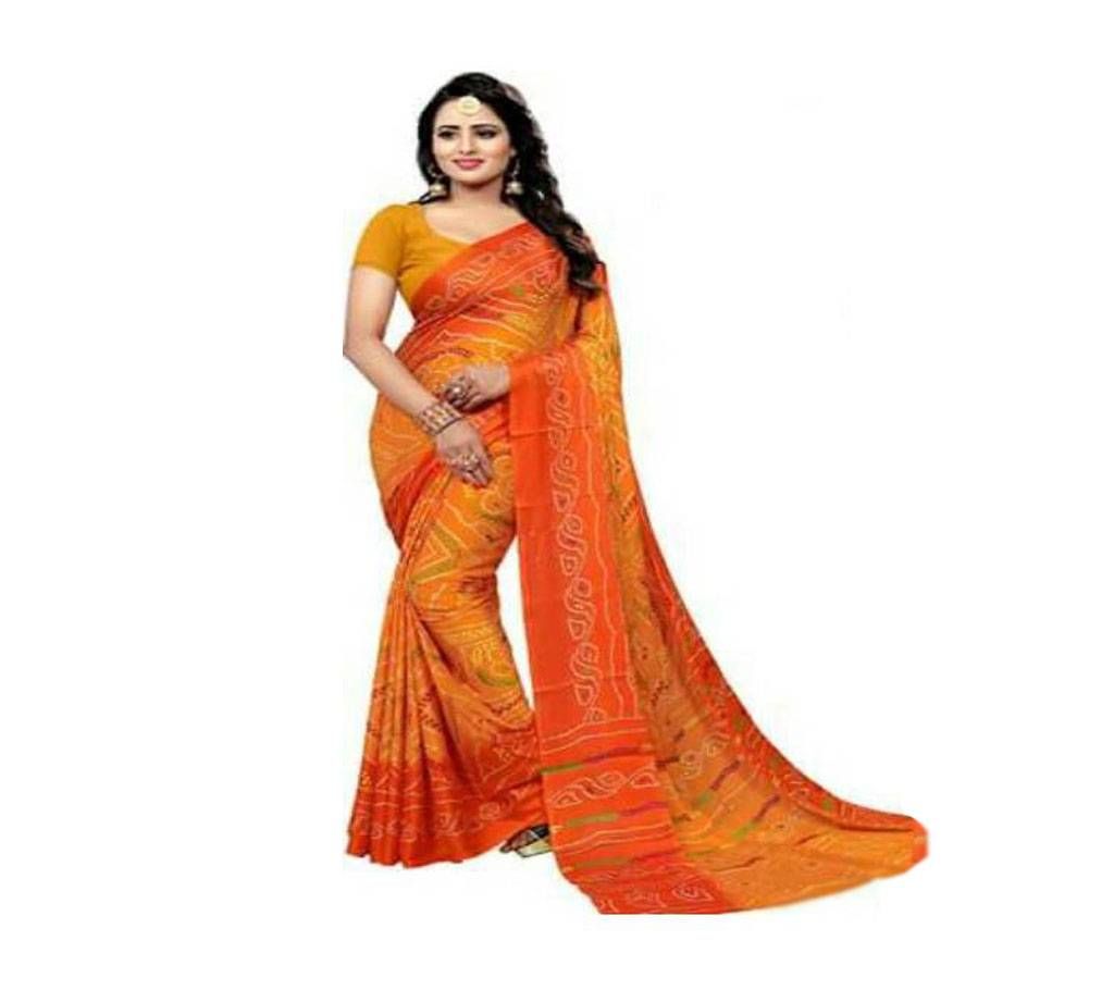 Chundri silk Saree With Blouse pcs