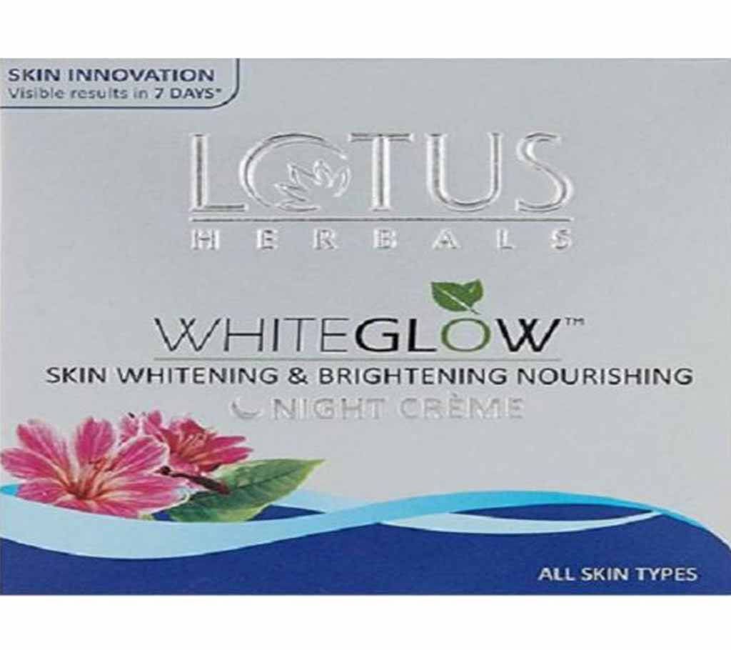 Lotus White Glow Night Cream -India -60gm 