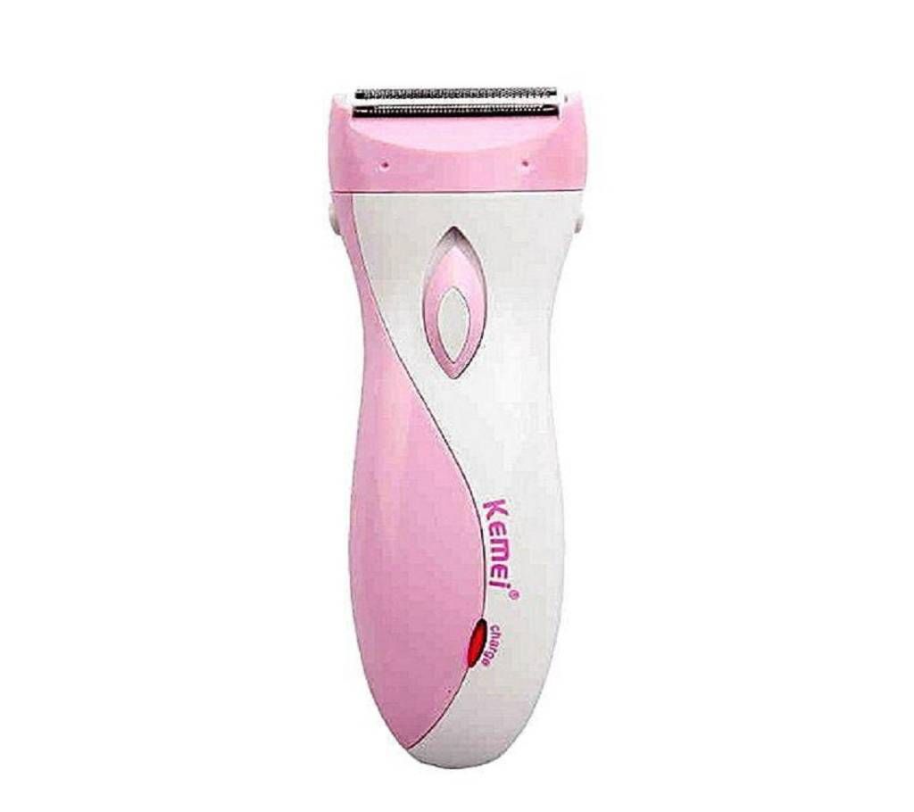KM-3018 Rechargeable Epilator - White and Pink