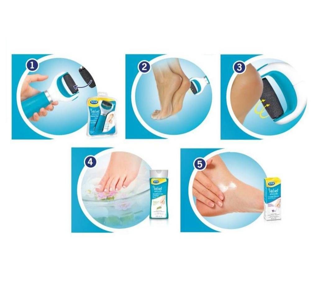 Scholl Velvet Smooth Electronic Foot Care Callus
