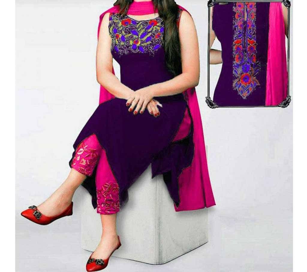 un-stitched georgette salwar kameez -1109