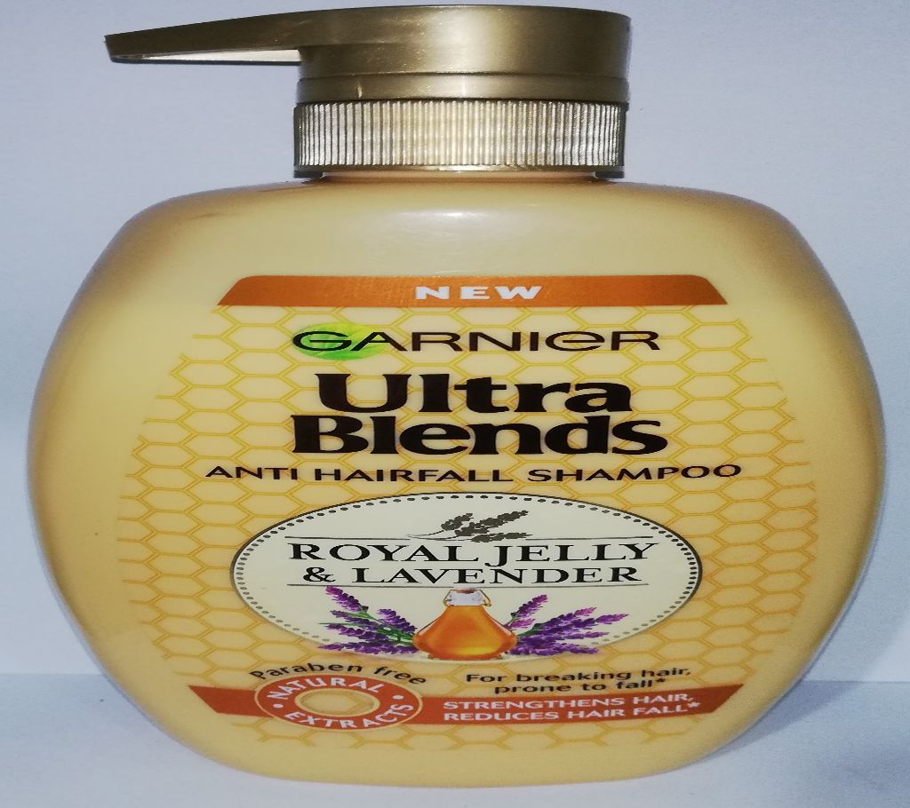 Garnier Ultra Blends Shampoo, Royal Jelly and Lavender, 640ml India