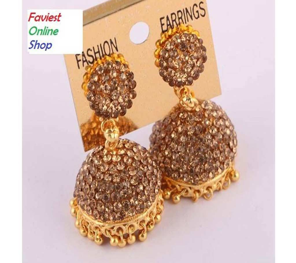 Gold Plated Jumka Yarring
