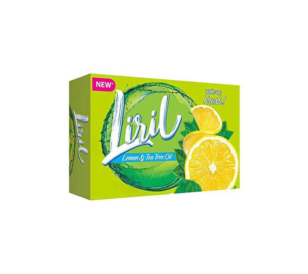 New Liril Soap Bar with Lemon & Tea Tree Oil 125g.