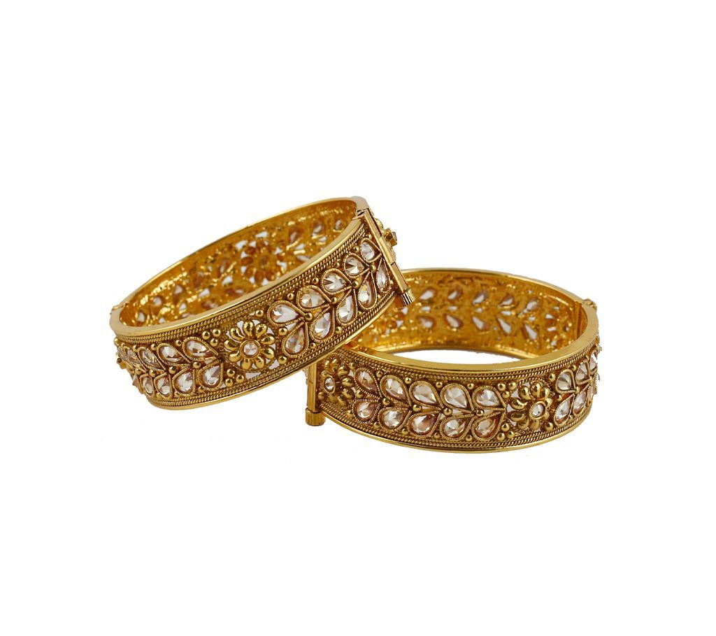 Gold plated Bangles (2 pcs)