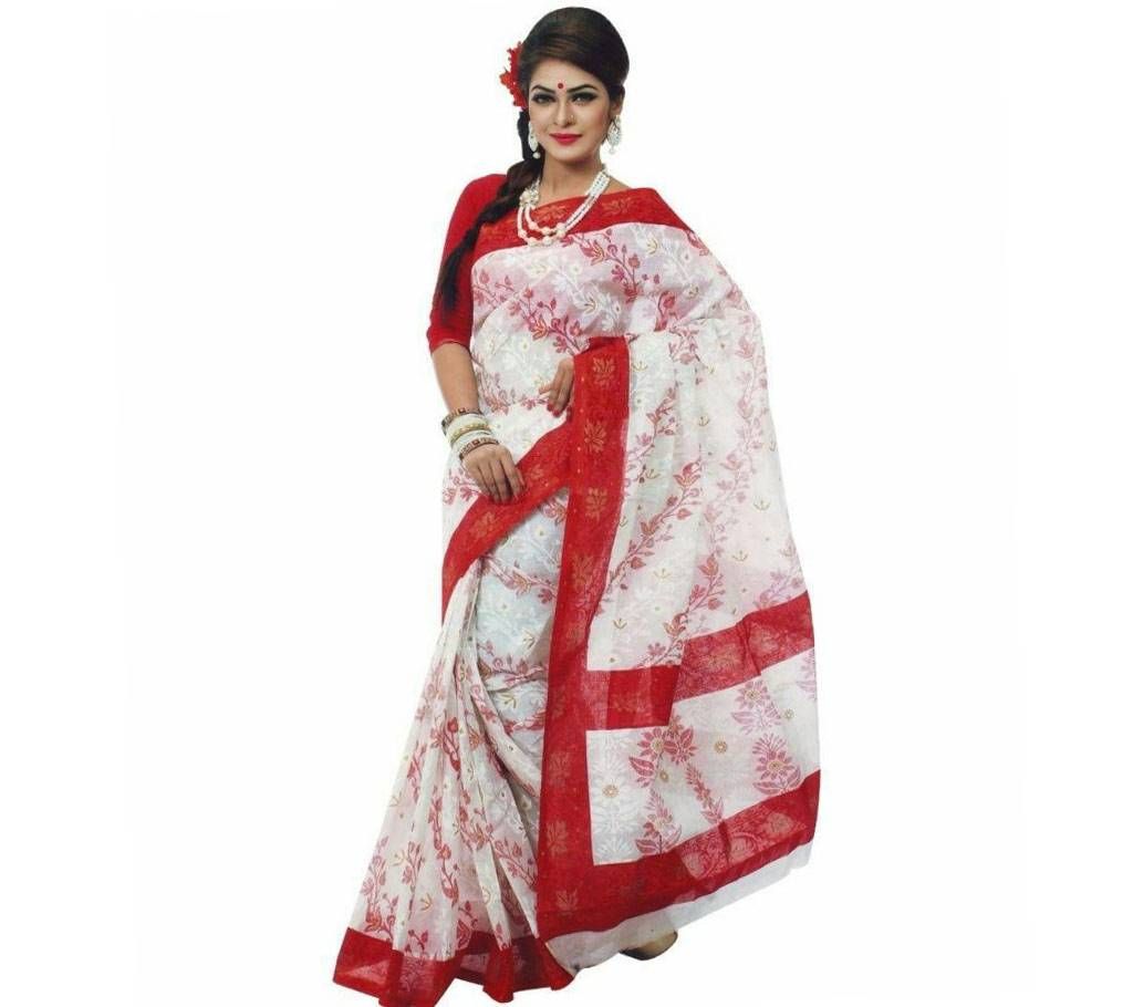 Exclusive Tant Cotton Saree - For Women