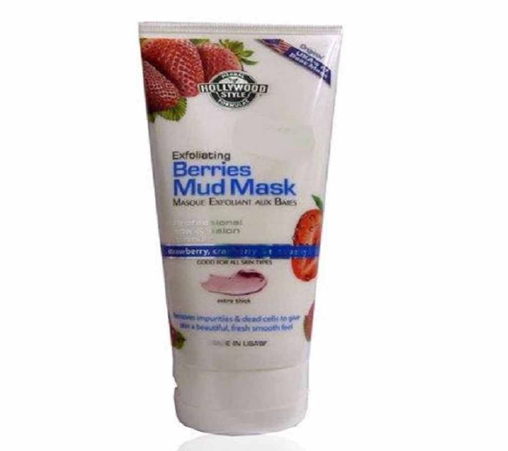 HOLLYWOOD STYLE EXFOLIATING BERRIES MUD MASK 150ML usa