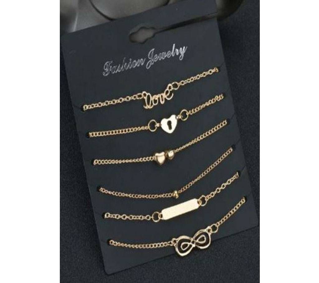 6 pieces Bracelet set