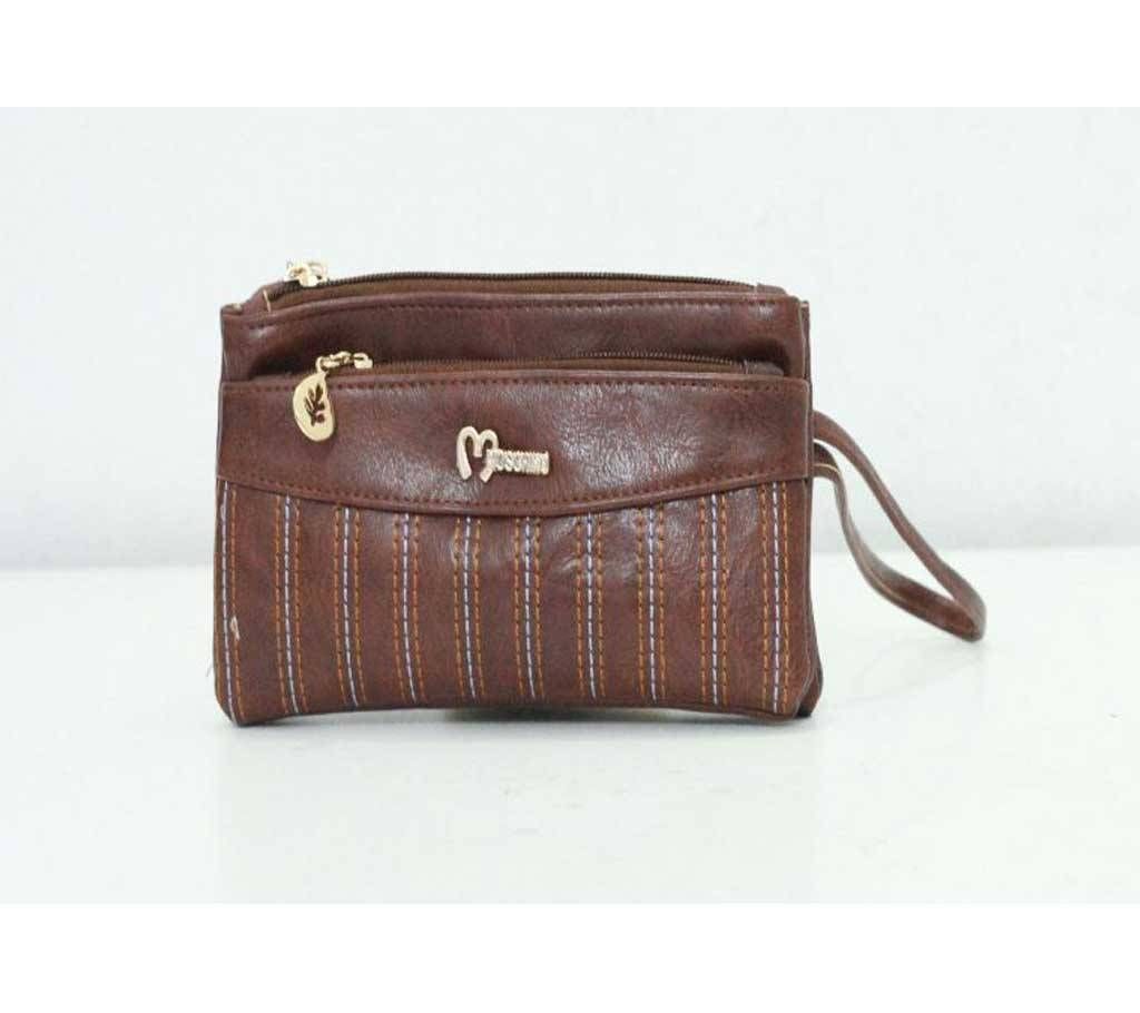 Ladies handclutch artificial leather