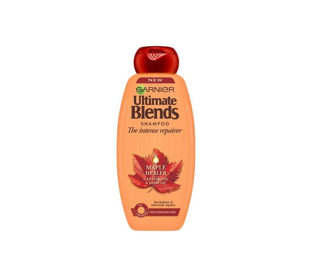 Garnier Ultimate Blends Maple and Castor Oil Shampoo 360ml