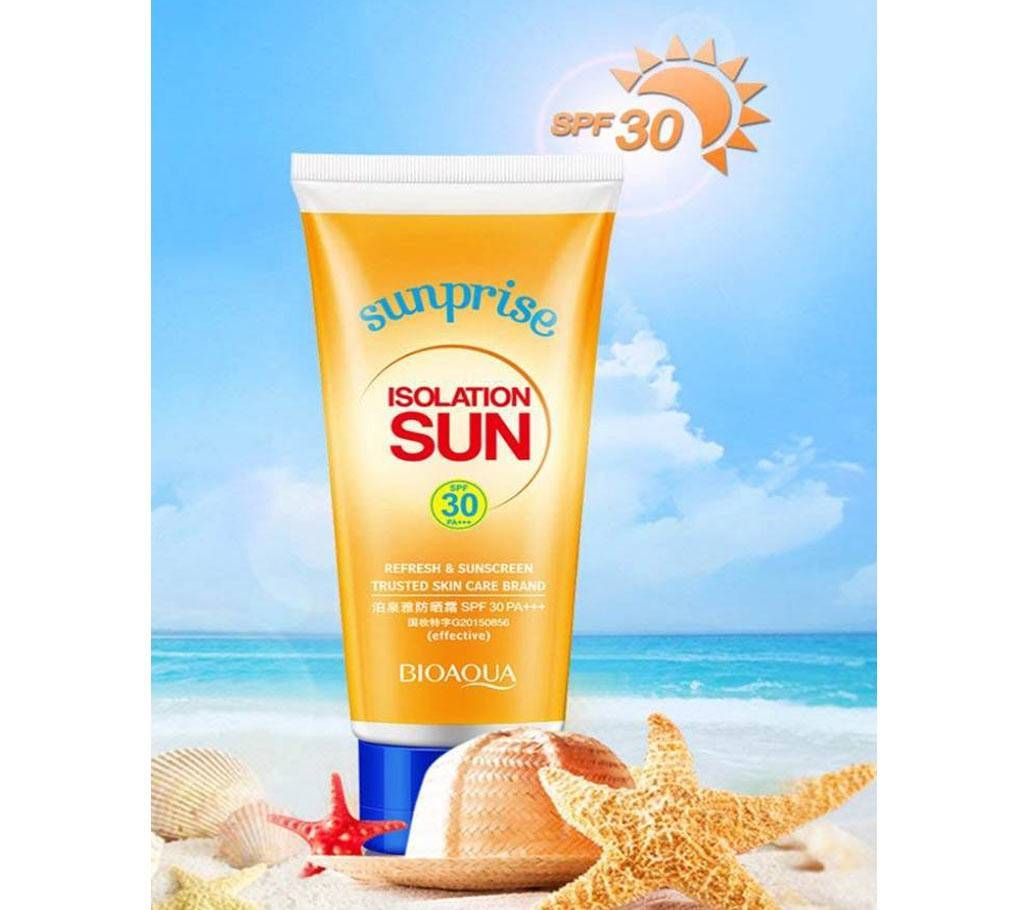 Bioaqua sunblock sunscreen isolation lotion cream waterproof spf30 pa-80ml-Thailand