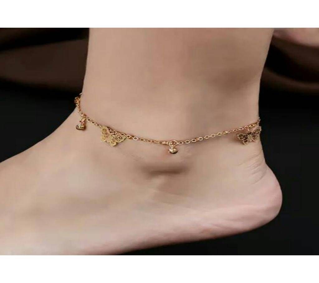 Golden butterfly design Stylish Payel For Girls.