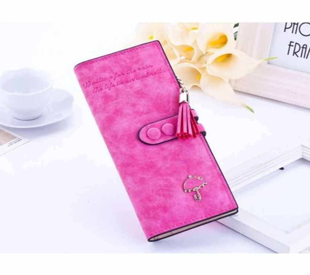 Hot Pink Women Purse/ Wallet  807  MOJ (china)