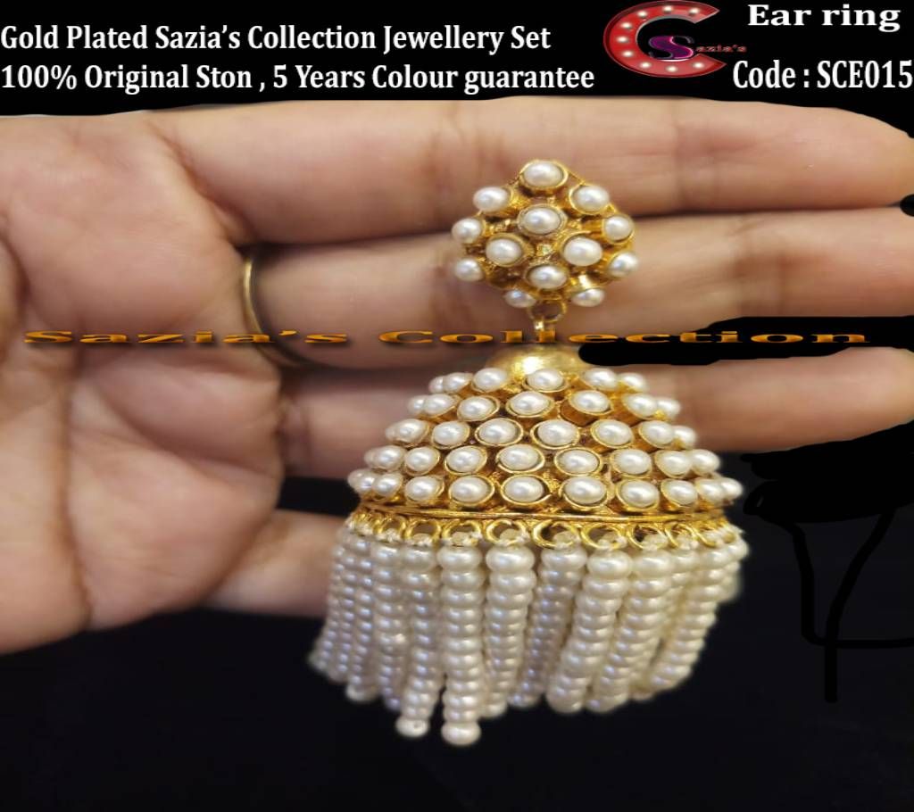 Pearl Ear Ring Jhumka