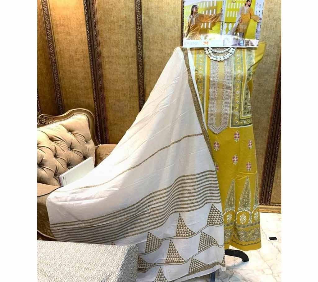 Unstitched Shree Fabs SRM Imported SANA SAFINAZ Exclusive Collection 5122