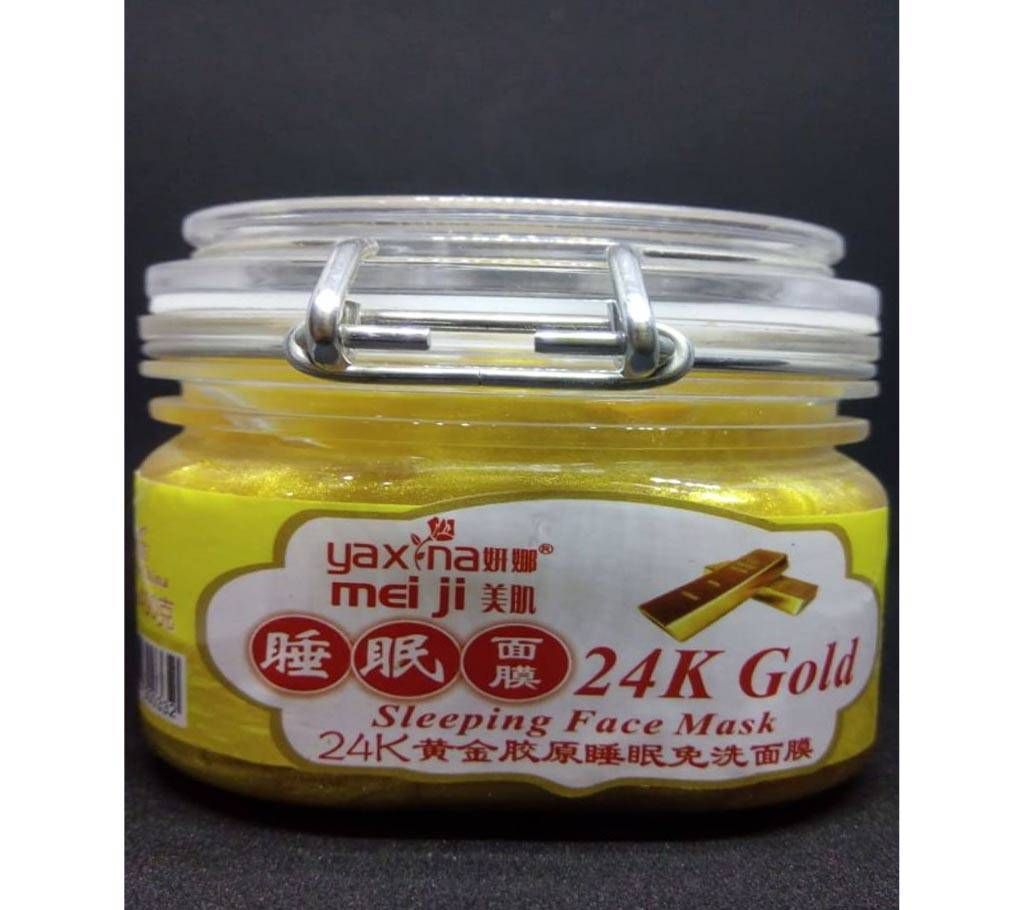 24K Gold Sleeping Face Mask - 400GM (China)