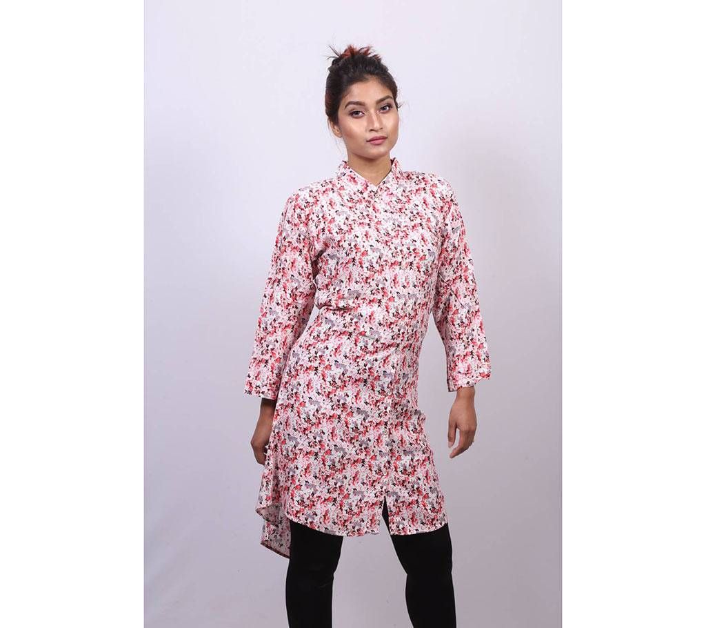Stitched Multi-color Cotton Tops for Women