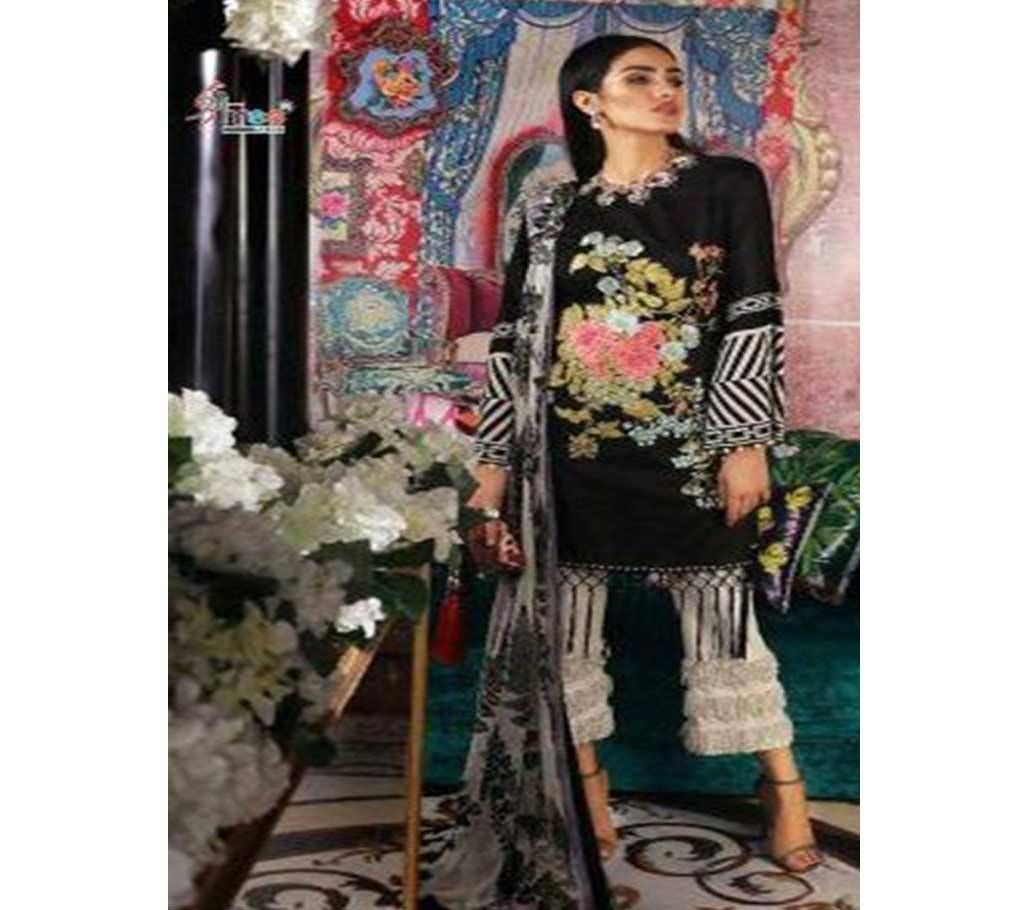 Sana Safinaz Muzlin Collection Unstitched Cotton 3Pcs- 6538