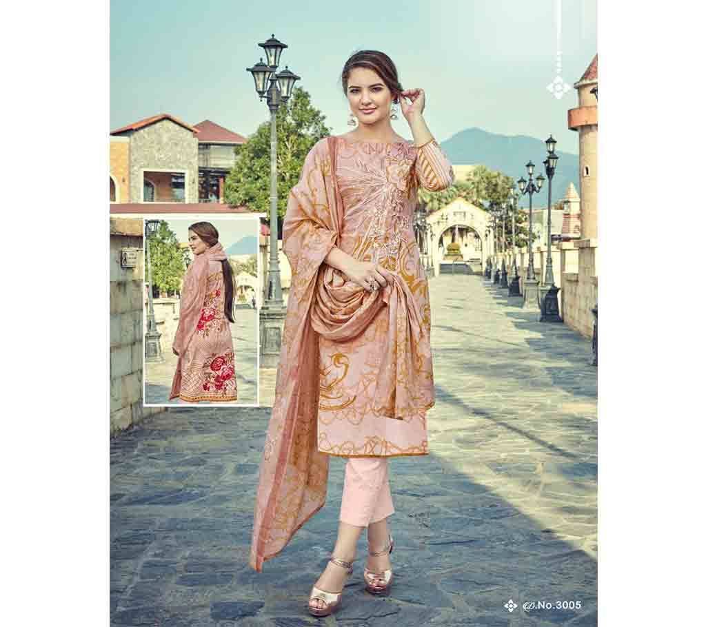 Cosmos Collection Unstitched Lawn Cotton 3Pcs-3005