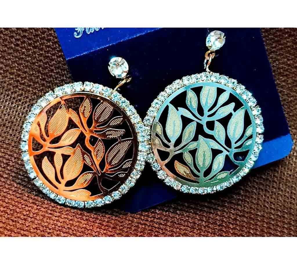Party Metal Stone Earring For Women 