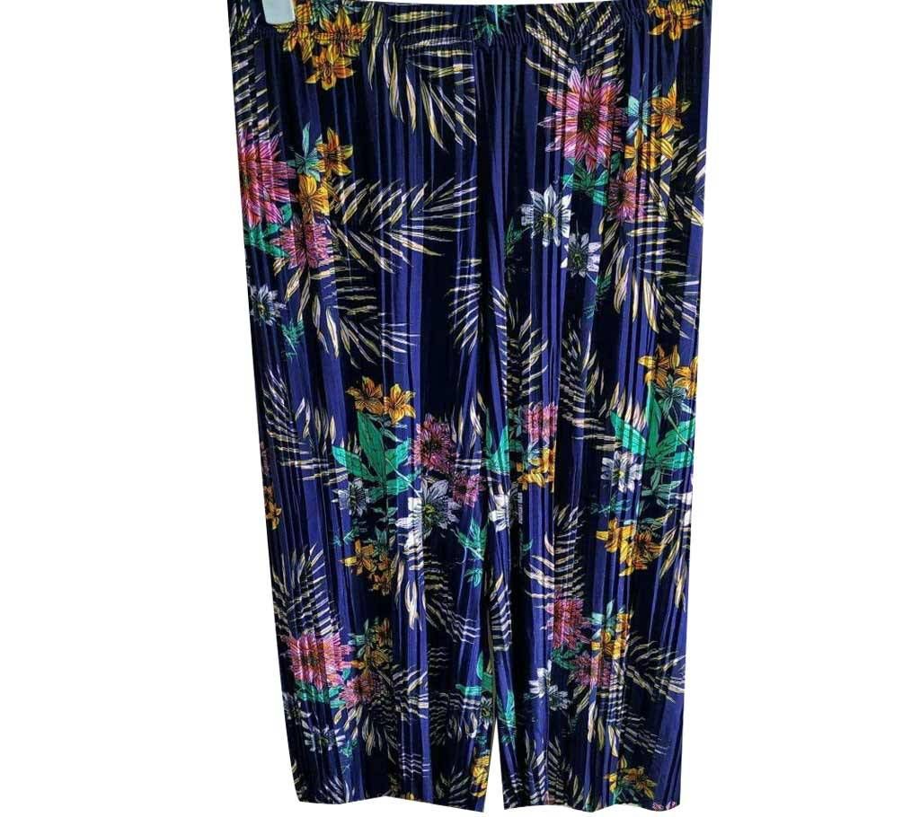 Crepe Chinese Silk Wide Legged Pants For Women