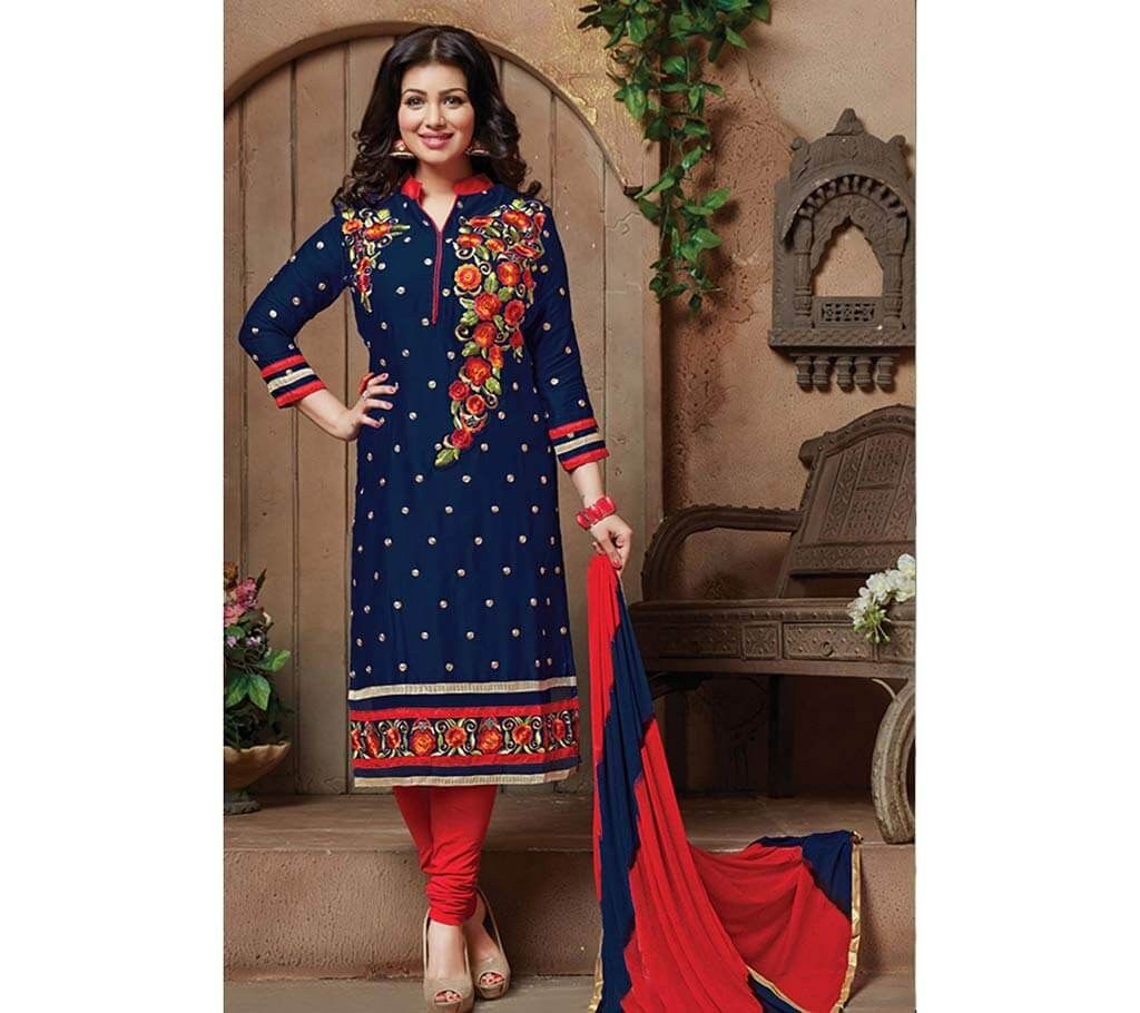 Unstitched Screen Printed Cotton Three Piece (Copy)