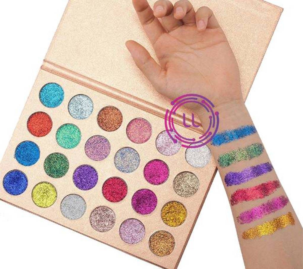 CLEOF Cosmetics Pressed Glitter Eyeshadow Palette