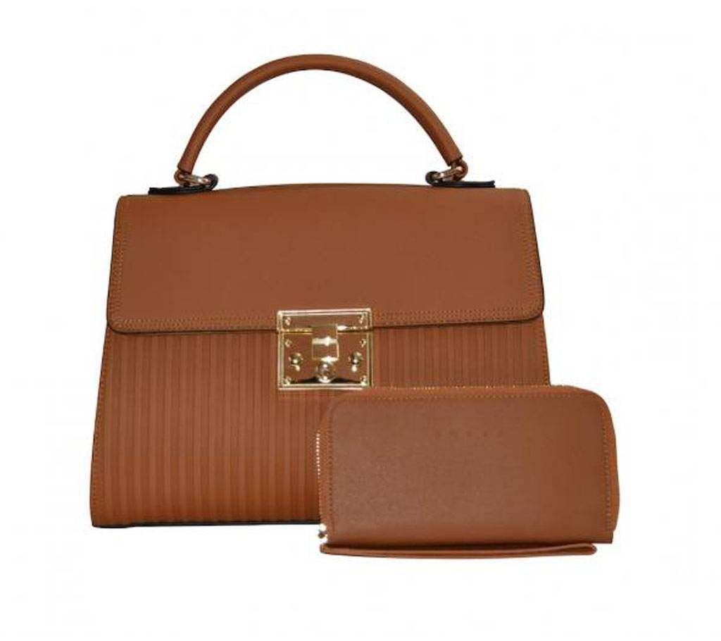 Susen Top Handle Bag- Camel